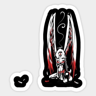Love Your Angel - Back in Black Sticker